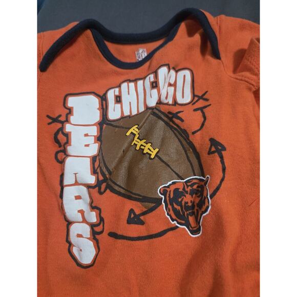 Chicago Bears Baby Shirts Size 0/3 Mos NFL Kids - Picture 2 of 10